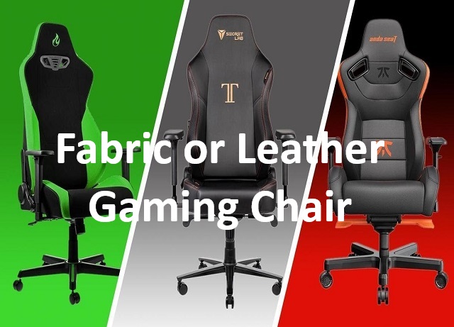 Fabric or Leather Gaming Chair